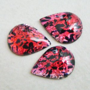 画像2: 30x22 Pear "Pink/ Black Opal"