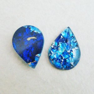 画像1: 30x22 Pear "Blue Fire Opal"