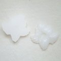 29x28 White Opalescent "Lily" cabochon