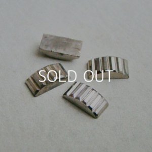画像1: 12×6 Baguette ribbed "Gunmetal"