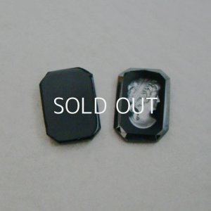 画像1: 18×13 OCT "Black / Hematite" Lady Cameo