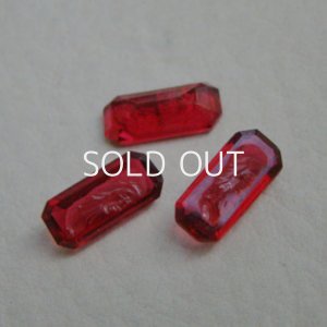 画像1: 13x6 OCT intaglio cameo "Trans-Ruby"