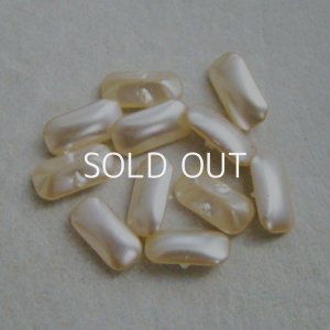 画像1: 4pcs 10x5 OCT "Off White" pearl