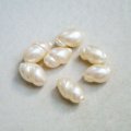 "Off White" 11x7 oval swirl pearl 