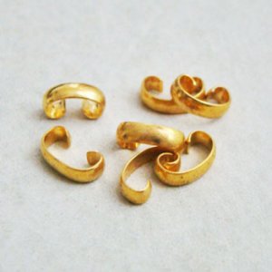 画像1: 2pcs 10x4 brass connector