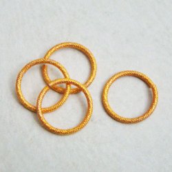 画像1: brass 20mm textured ring