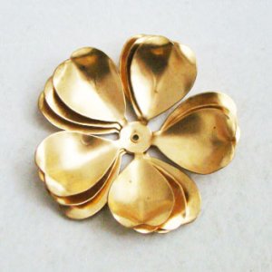 画像2: 59mm 3-layered flower