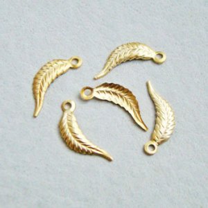 画像1: 3pcs RGP 15x5 leaf charm