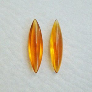 画像1: 25x6.5 NAVE "Amber" transparent stone