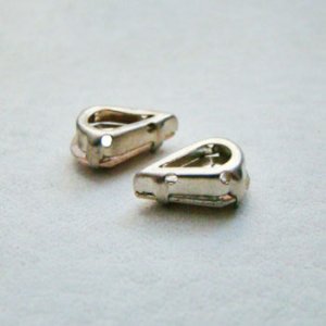 画像3: 2pcs 13x8 TEAR foiled acrylic preset stone
