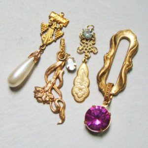 画像2: 26x9 "Off White" hollow glass drop pearl