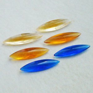画像2: 25x6.5 NAVE "Amber" transparent stone