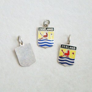 画像1: "ZEELAND" Shield enameled charm