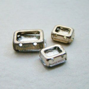画像3: 2pcs 10x8/ 14x10 OCT foiled acrylic preset stone