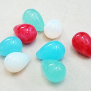画像3: 18x13 semi precious drop beads