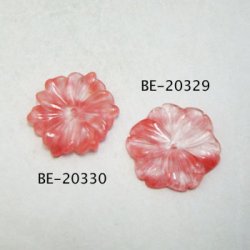 画像3: 29mm faux Strawberry Quartz flower