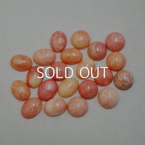 画像2: 7mm carved coral cabochon