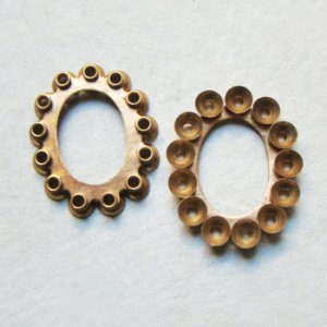 画像1: 28x23 oval multi setting frame