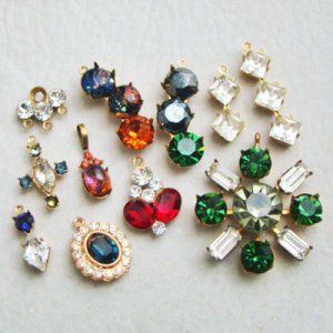 画像3: 6mm SQ double setting charm