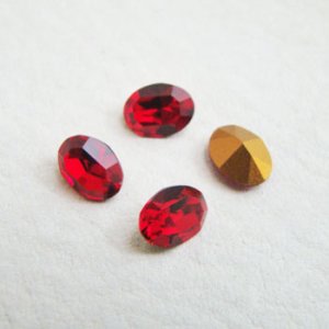 画像2: 2pcs VSW 8×6 OV rhinestone