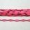 画像1: Pink enameled textured connector link chain (1)