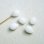 画像1: 10×7 Alabaster 1/2 drilled drop beads (1)
