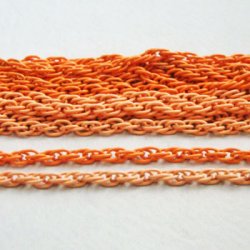 画像1: 5mm enameled rope chain