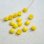 画像1: 5pcs 5.5mm "Yellow/Yellow" nailhead beads (1)
