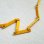 画像2: Yellow enameled flat bar link chain (2)