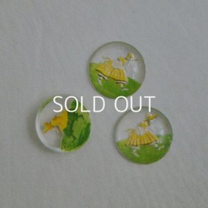 画像1: 15mm "Girl & Lamb" intaglio cabochon