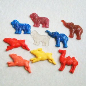 画像1: 1930's bohemian animal cabochon