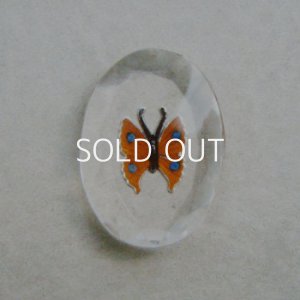 画像2: 25x18 OV Butterfly intaglio cabochon