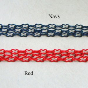 画像2: 8x4 enameled peanut link chain