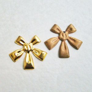 画像2: GP brass 23x21 Bow stamping