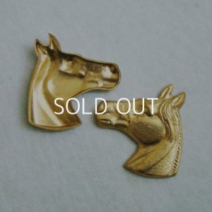 画像3: 22x21 Horse head stamping L&R set