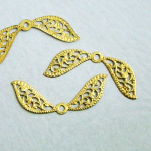画像2: 41x13 brass Wing filigree
