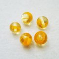 9mm "Yellow / Orange"swirl  beads