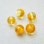 画像1: 9mm "Yellow / Orange"swirl  beads (1)
