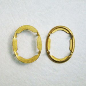 画像1: 25x18 oval OB frame setting