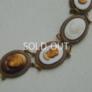 画像2: 18x13  "White/Brown" lady cameo