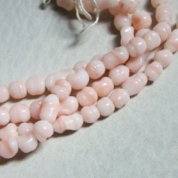 画像3: 5pcs "Angel Skin Coral" baroque beads