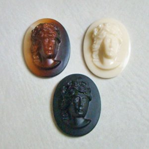 画像1: 34x26 OV 3D cameo "Cream"