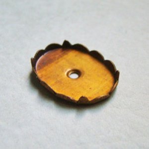 画像2: aged brass 25x18 oval FB setting