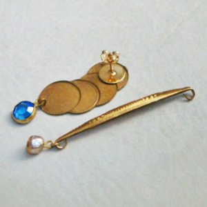 画像3: 4-circle textured prong back finding