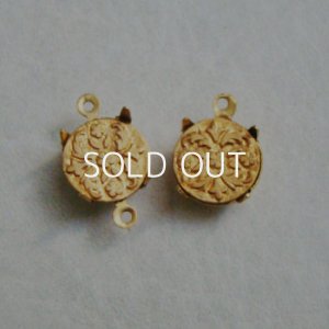 画像3: 2pcs 10.5mm ornate stamping