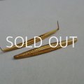 brass "Ornate" long oval prong back finding