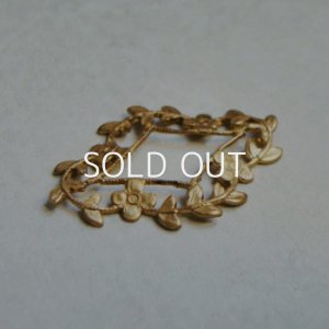 画像2: brass 34x23 floral dia filigree