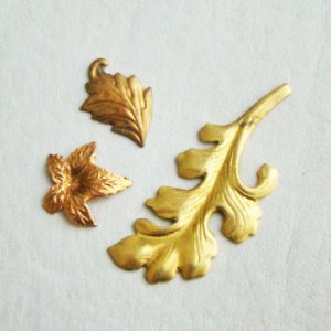 画像3: 24KT GP Ivy Leaf Setting Stamping