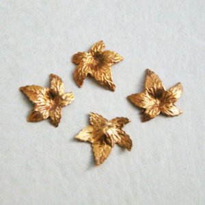 画像1: 24KT GP Ivy Leaf Setting Stamping