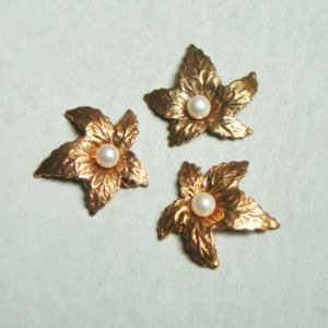 画像2: 24KT GP Ivy Leaf Setting Stamping